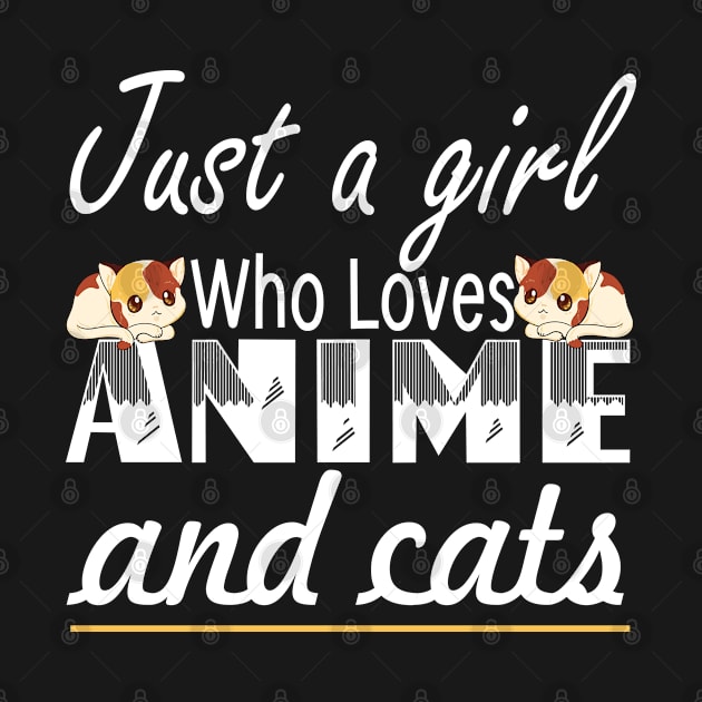 Anime and Cats Lover for Teen Manga kawaii Graphic Otaku by The Design Catalyst