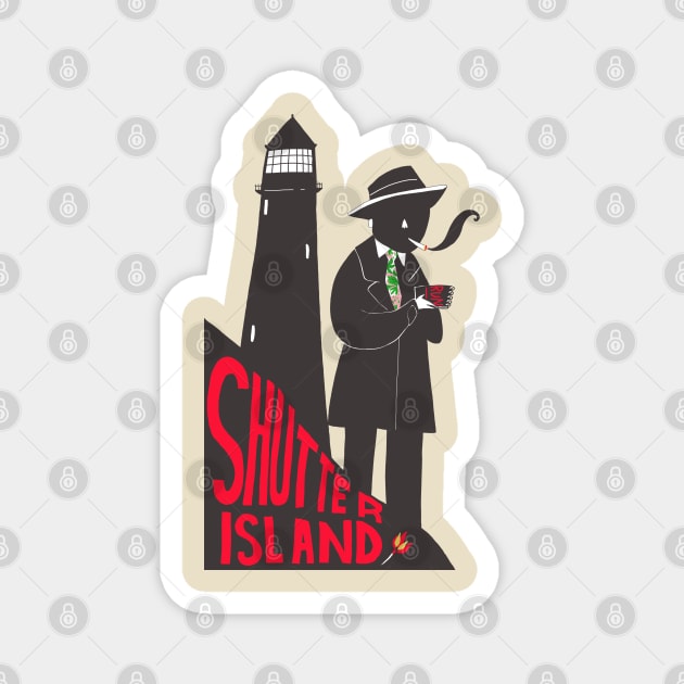 shutter island Magnet by violinoviola