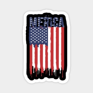 Independence Day usa   4 of July America flag Magnet