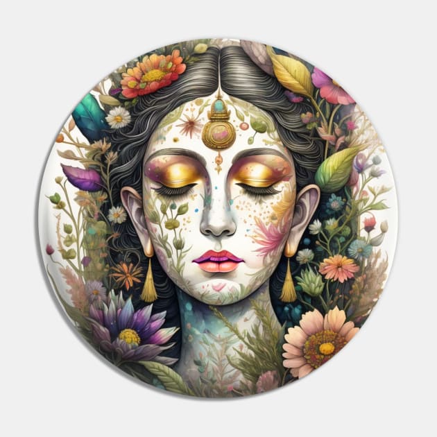 Meditation Pin by SlieptsovaArt