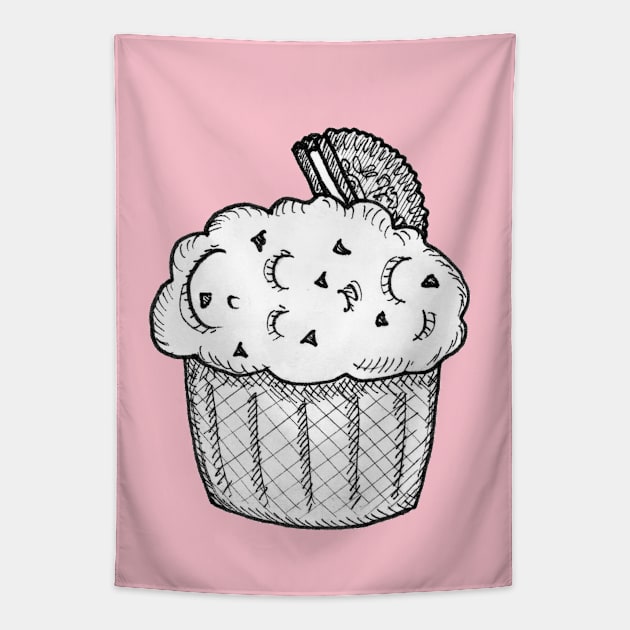 Cupcake Tapestry by wendycrayon