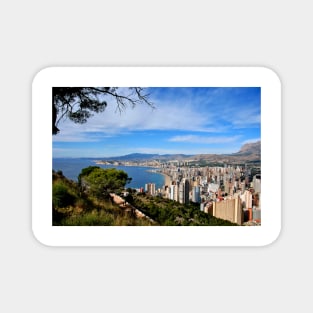 Benidorm Skyline Cityscape Costa Blanca Spain Magnet