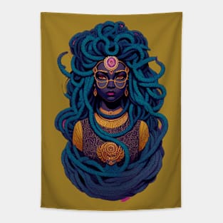 Medusa Was A Black Woman Tapestry