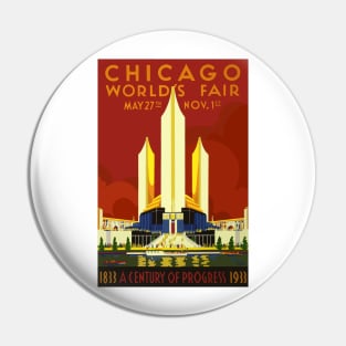 Chicago Centennial 1833-1933 Pin