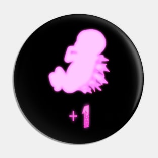 Gojira +1 Dorsal Fetus Pink Pin