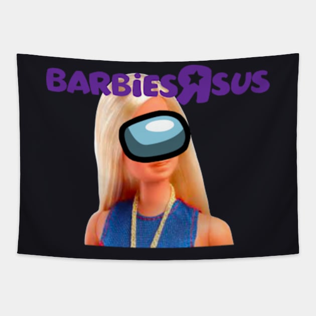 Barbies R Sus Tapestry by Mindy’s Beer Gear
