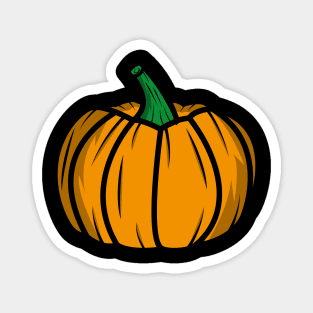 Pumpkin Vintage Illustration Magnet