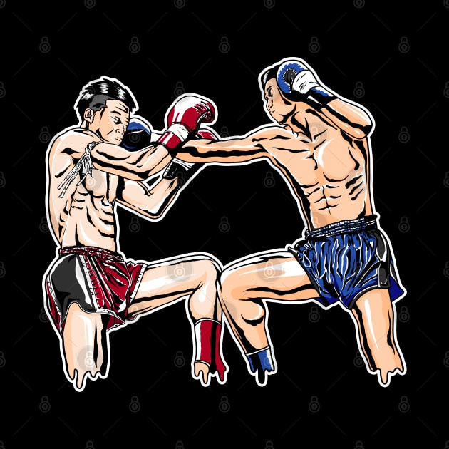 Thai boxing by jjsealion