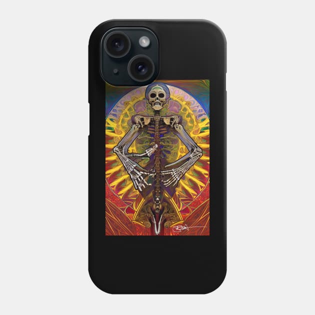 Psychedelic Exquisite Dead 19 Phone Case by Benito Del Ray