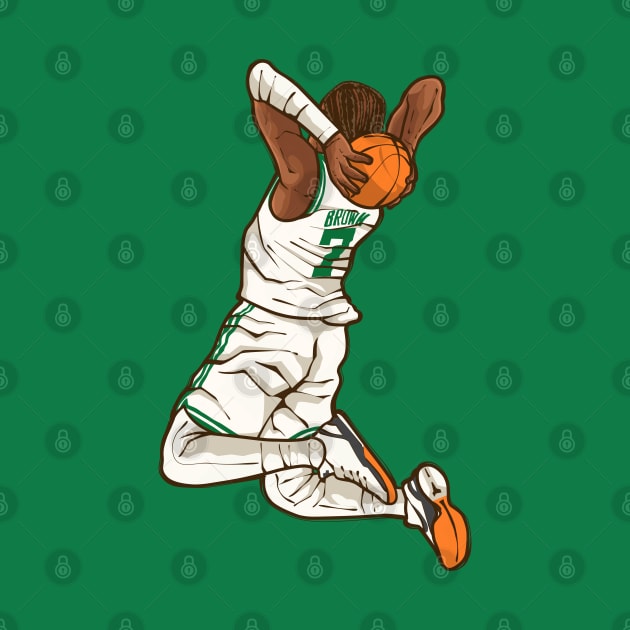 Jaylen Brown Dunk by rattraptees