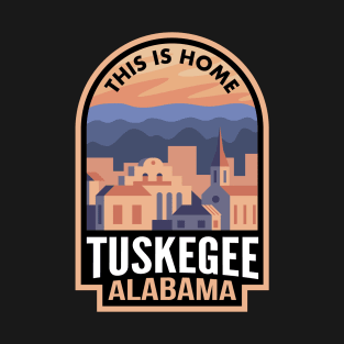 Downtown Tuskegee Alabama This is Home T-Shirt