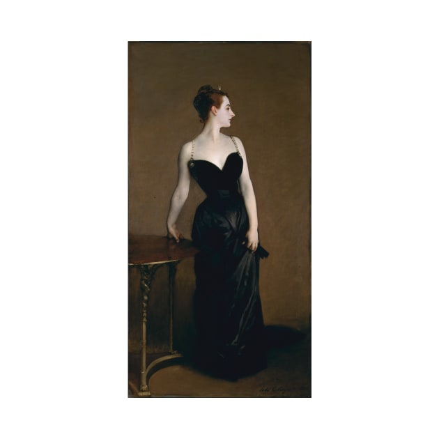 Portrait of Madame X by John Singer Sargent by MasterpieceCafe