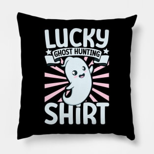 Lucky Ghost Hunting Pillow