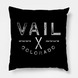 Vail Colorado Ski Pillow