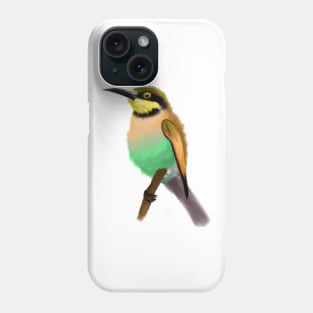 Cute Bee-Eater Drawing Phone Case