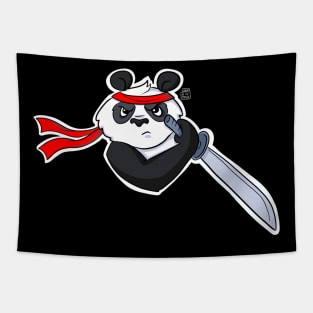 Ninja Panda T-Shirt Martial Arts for Warrior Ninjas Tapestry