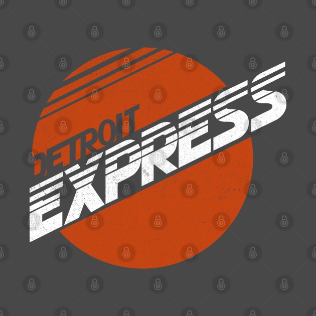 Retro Detroit Express Soccer by LocalZonly