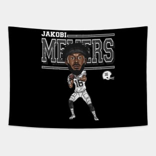 Jakobi Meyers Las Vegas Cartoon Tapestry