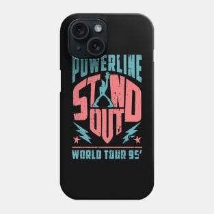 Powerline - Stand Out - World Tour 95' - Vintage BluePink Phone Case