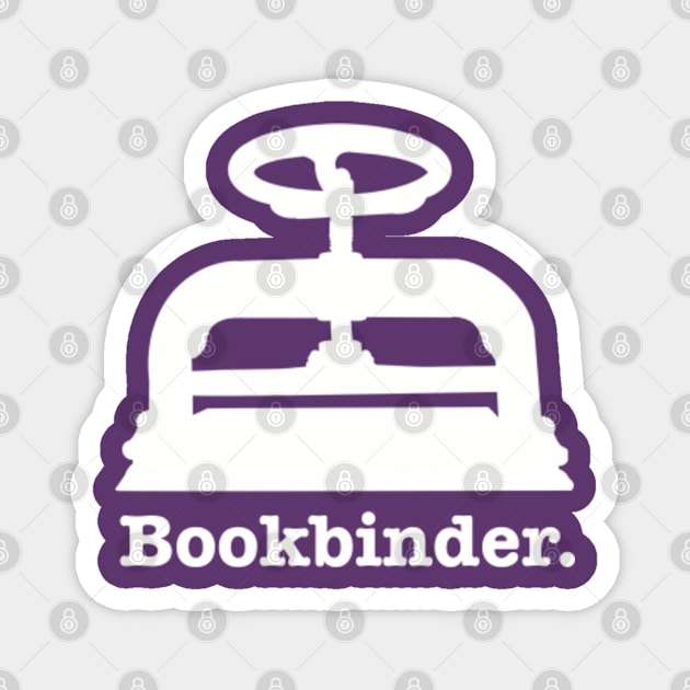 Bookbinder Magnet by SeveralDavids