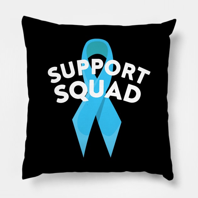 Support Squad Pillow by TheBestHumorApparel