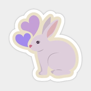 Bunny Says Love Magnet