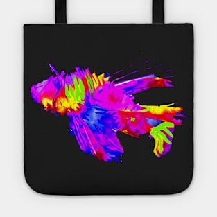 Abstract Lion Fish Tote