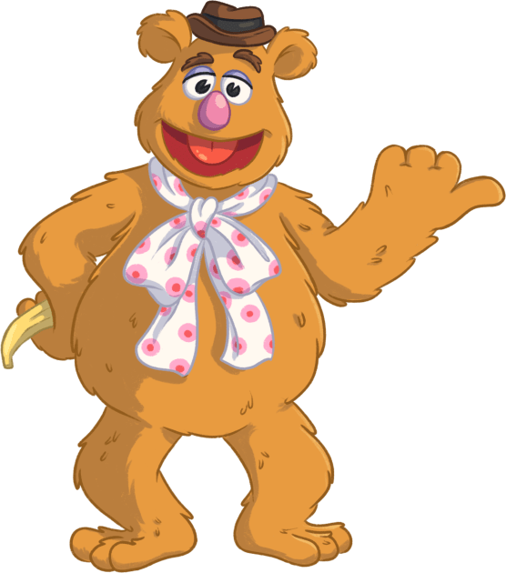 Fozzie Bear Kids T-Shirt by jfeldmanart