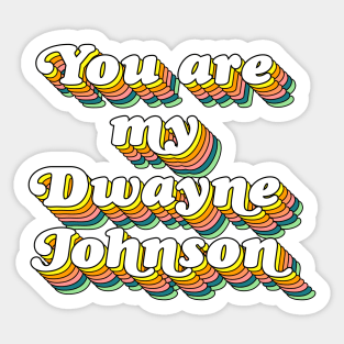 dwayne the egg johnson  Sticker for Sale by bellagiibson