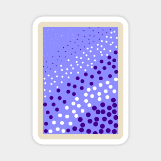 Polka Dot | Purple and Blue Polka Dots Magnet