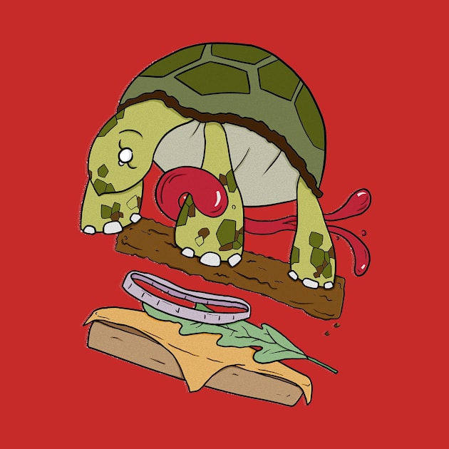 Turtle Burger by PhoebeMillerDesign