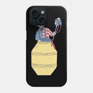 Rodeo Clown - Barrelman - Patriotic Bullfighter Phone Case