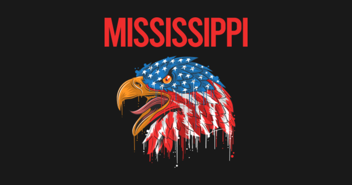 USA Eagle Mississippi Mississippi TShirt TeePublic