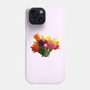 Spring Bouquet With Tulips and Daffodils Phone Case