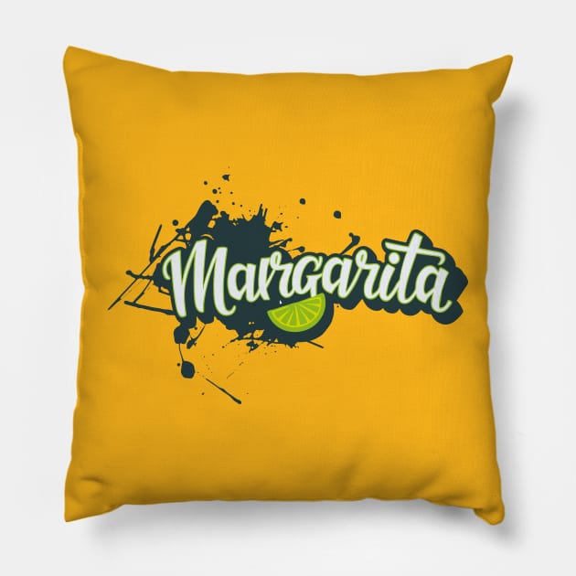 National Margarita Day – February Pillow by irfankokabi