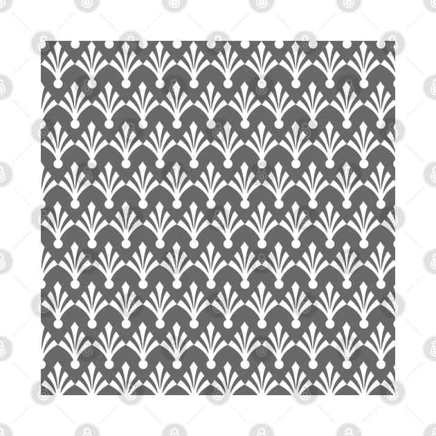 Grey diamond shaped motif pattern by SamridhiVerma18