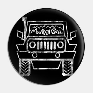 Mountain Girl 4x4 Jeep Driver off-road renegade rubicon wrangler off the beaten path Pin