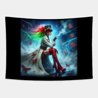 Steampunk Girls Tapestry