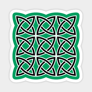 Solomons Knot Interwoven Circular Pattern Magnet