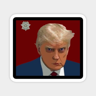 trump mugshot Magnet