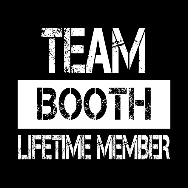 Booth Name - Team Booth Lifetime Member by SaundersKini