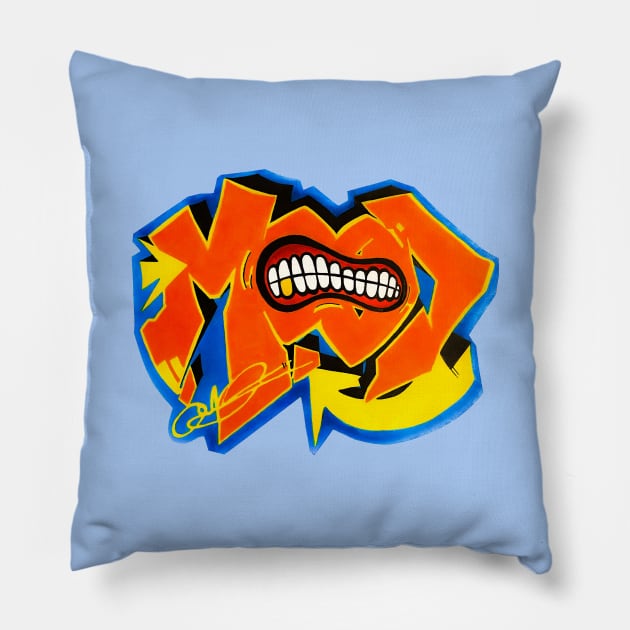 MOOD (graffiti) Pillow by Anewman00.DESIGNS