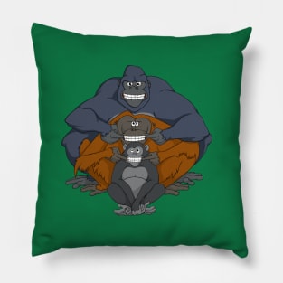 Great Grinning Apes Pillow