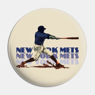 Retro New York Mets Slugger Pin