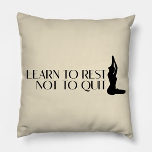 LEARN TO REST Pillow