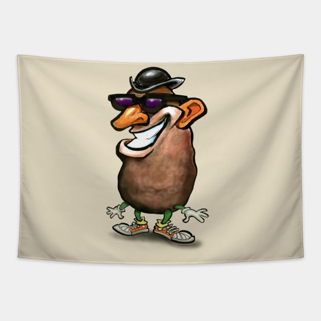 Tater Head Tapestry by Kevin Middleton