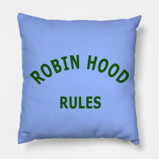 Robin Hood Rocks Pillow