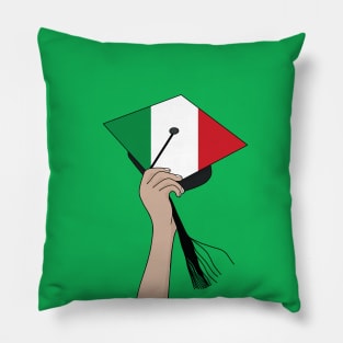 Holding the Square Academic Cap Italy Pillow