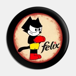 Celluloid Cat Capers Felix's Movie Mayhem Pin