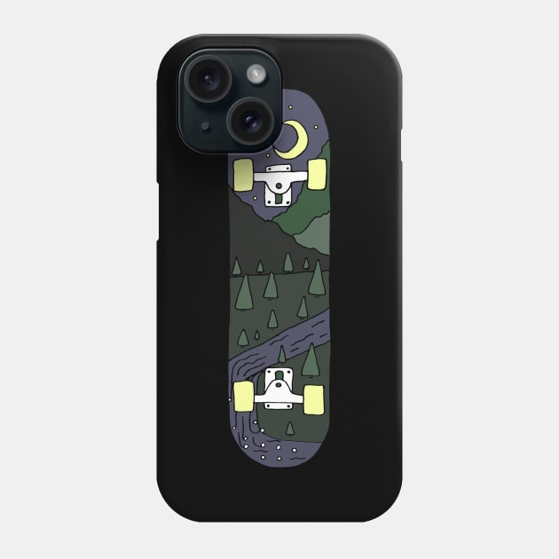 Skateboard Phone Case by HanDraw